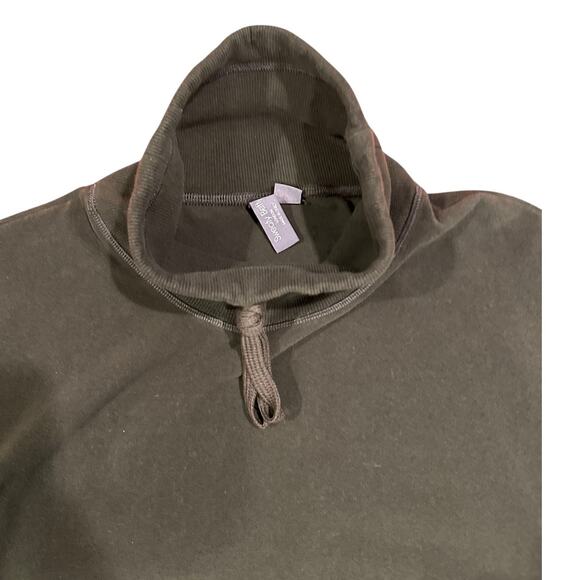 SWEATY BETTY Olive Green Harmonise Long Sleeve Luxe Sweatshirt Women's Size XL - Picture 3 of 11